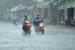 Cảnh báo mưa to xối xả khu vực nội thành Hà Nội