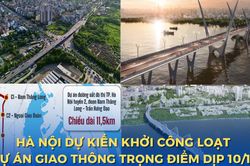 Hà Nội dự kiến khởi công loạt dự án giao thông trọng điểm dịp 10/10