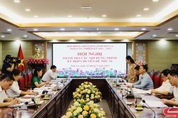 Hội nghị thẩm tra các nội dung trình Kỳ họp chuyên đề thứ 34 HĐND tỉnh