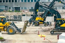 Công trường 'xanh' đầu tiên trên thế giới vận hành hoàn toàn bằng điện
