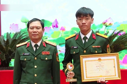 Trung úy Lê Huy Hoàng: Ước mơ tiếp nối truyền thống gia đình, trở thành Bộ đội Cụ Hồ