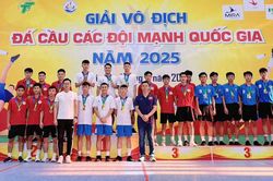 Bắc Ninh giành 4 huy chương tại Giải vô địch đá cầu các đội mạnh quốc gia năm 2025
