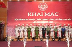 Khai mạc Hội diễn Nghệ thuật quần chúng Công an tỉnh lần thứ II