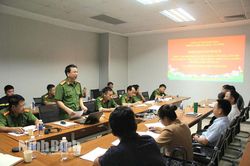 Triển khai kế hoạch thực tập phương án chữa cháy và cứu nạn, cứu hộ tại Công ty TNHH QMH Computer