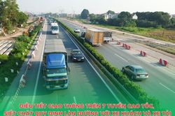 Điều tiết giao thông trên 7 tuyến cao tốc, siết chặt quy định làn đường với xe khách và xe tải