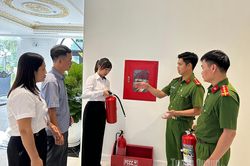 Bảo đảm an toàn phòng cháy, chữa cháy phục vụ Đại hội đại biểu Đảng bộ tỉnh Tuyên Quang lần thứ I