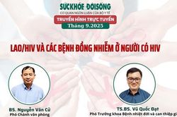 Truyền hình trực tuyến: Lao/HIV và các bệnh đồng nhiễm ở người có HIV