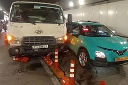 Tai nạn liên hoàn giữa nhiều ôtô trong hầm Thủ Thiêm