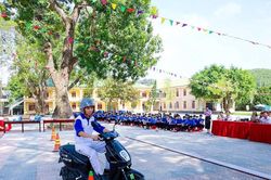Tuyên truyền pháp luật về trật tự an toàn giao thông và kỹ năng lái xe an toàn cho học sinh