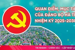 Quan điểm, mục tiêu của Đảng bộ Hà Tĩnh nhiệm kỳ 2025-2030