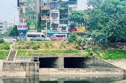 Công viên dọc sông Tô Lịch sẽ có bãi đỗ xe, sân thể thao