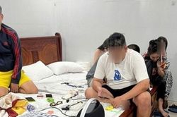 6 đối tượng mang bàn DJ, loa vào khách sạn mở tiệc 'ma túy'