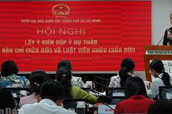 Nhiều ý kiến tâm huyết đóng góp cho dự thảo Luật Báo chí (sửa đổi)