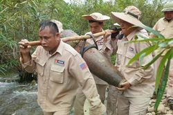 Phát hiện bom 'khủng' ở Quảng Trị