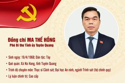 Tóm tắt tiểu sử đồng chí Ma Thế Hồng, Phó Bí thư Tỉnh ủy Tuyên Quang