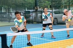 Công đoàn PVFCCo - Phú Mỹ khai trương 4 sân tập Pickleball phục vụ người lao động