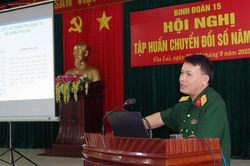 Binh đoàn 15 tổ chức tập huấn chuyển đổi số