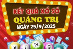 Kết quả xổ số Quảng Trị hôm nay 25/9/2025 - XSQT 25/9