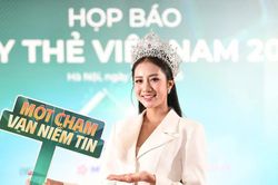 Hoa hậu Hà Trúc Linh trở thành Đại sứ của Ngày thẻ Việt Nam 2025