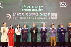 MICE EXPO 2025 gắn kết di sản và công nghệ thu hút khách cao cấp