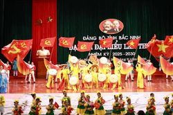 Tổng duyệt chương trình văn nghệ chào mừng Đại hội đại biểu Đảng bộ tỉnh Bắc Ninh lần thứ I, nhiệm kỳ 2025- 2030