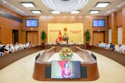 Thông qua một số nghị quyết về công tác ứng cử, bầu cử đại biểu Quốc hội và HĐND các cấp