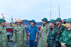 Bộ Chỉ huy Quân sự tỉnh Nghệ An triển khai ứng phó bão số 10 Bualoi