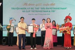Tác giả trẻ nhất cuộc thi 'Dấu ấn Petrovietnam': Giải thưởng là lời tri ân tới thế hệ đi trước