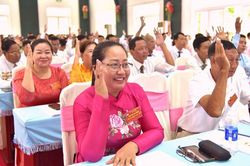 Các địa phương trong tỉnh tổ chức đại hội MTTQ Việt Nam