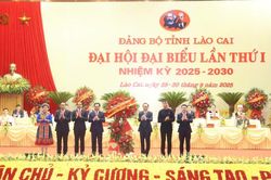 Phát biểu chỉ đạo của đồng chí Lê Hoài Trung - Bí thư Trung ương Đảng, Quyền Bộ trưởng Bộ Ngoại giao tại Đại hội đại biểu Đảng bộ tỉnh Lào Cai lần thứ I, nhiệm kỳ 2025 - 2030