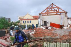 Bão số 10 và giông lốc gây thiệt hại nghiêm trọng tại Ninh Bình