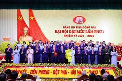 Toàn cảnh Đại hội đại biểu Đảng bộ tỉnh Đồng Nai lần thứ I, nhiệm kỳ 2025 -2030
