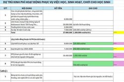 TPHCM: Một hiệu trưởng bị đề nghị kiểm điểm vì liên quan đến thu chi đầu năm