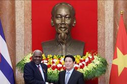 Chủ tịch nước Lương Cường hội kiến Chủ tịch Quốc hội Cuba Esteban Lazo: Thắt chặt quan hệ đặc biệt Việt Nam – Cuba
