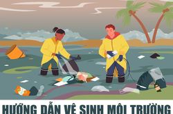 Hướng dẫn vệ sinh môi trường sau ngập lụt