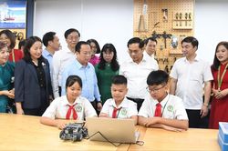 Thêm 2 trường THCS được trang bị phòng học STEM