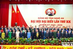 Ban Chấp hành Đảng bộ tỉnh Nghệ An khóa XX, nhiệm kỳ 2025 - 2030 ra mắt nhận nhiệm vụ