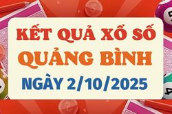 Trực tiếp kết quả xổ số Quảng Bình hôm nay 2/10/2025 - XSQB 2/10