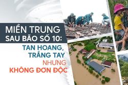 Miền Trung sau bão số 10: Tan hoang, trắng tay – nhưng không đơn độc