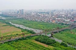 Hà Nội định hình Trung tâm công nghiệp văn hóa hiện đại bên bãi sông Hồng vào năm 2045