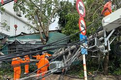 Nghệ An huy động tổng lực khắc phục thiệt hại sau bão số 10