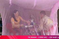 Ở nơi, muốn ăn cơm phải... mắc màn!