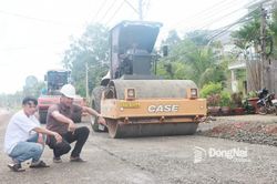 Đẩy nhanh tiến độ thi công đường tỉnh 753