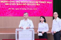 Kiểm toán nhà nước phát động ủng hộ đồng bào bị thiệt hại do bão số 10