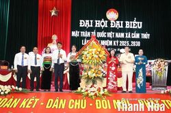 Đại hội đại biểu MTTQ xã Cẩm Thủy lần thứ I, nhiệm kỳ 2025-2030