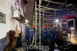 Kịp thời khống chế đám cháy nhà dân ở phường Hòa Thành