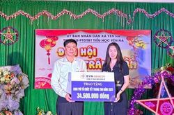 Công ty Thủy điện Bản Vẽ vui Tết Trung thu cùng thiếu nhi Sơn Lâm và Yên Na