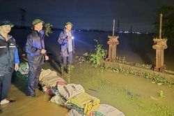 Lũ sông Cầu dâng cao, xã Hợp Thịnh khẩn cấp di dời người dân trong đêm