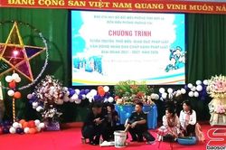 Đồn Biên phòng Mường Cai phổ biến pháp luật cho người dân
