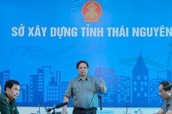 Thủ tướng: Thái Nguyên khẩn cấp xây dựng đường và đê hai bên sông Cầu, hoàn thành trong tháng 6/2026